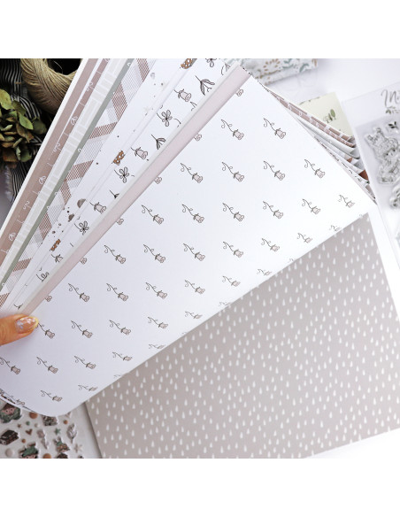 My Home 12x12" paper pad | Mamen Montero design