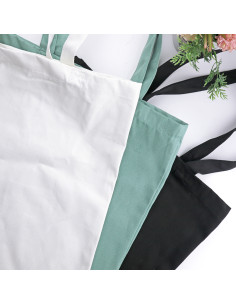 White organic cotton Tote Bag 2