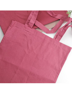 Raspberry cotton bag