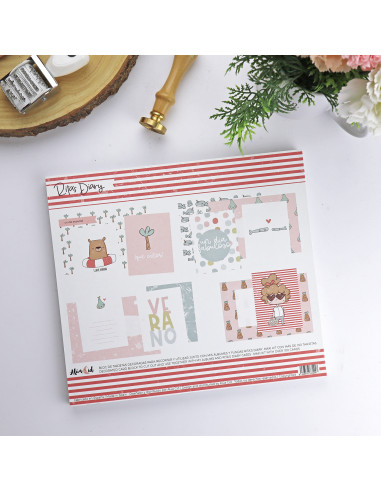 Playa o piscina Rita's Diary card pad