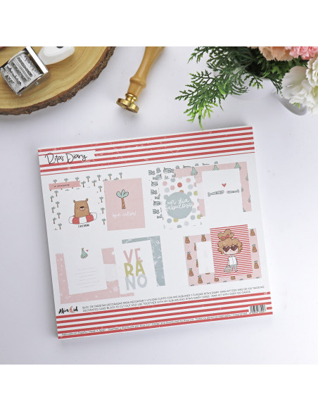 Playa o piscina Rita's Diary card pad