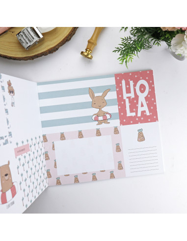 Playa o piscina Rita's Diary card pad