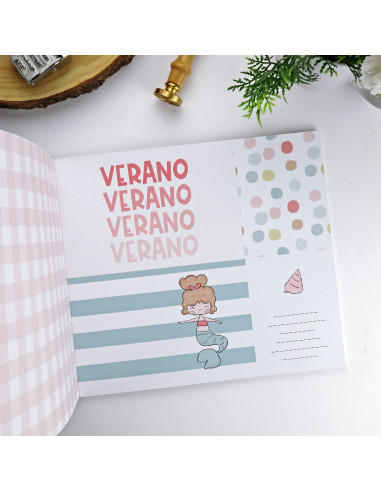 Playa o piscina Rita's Diary card pad