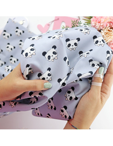 Panda Azul fabric | Panda collection Panda Azul fabric | Panda collection