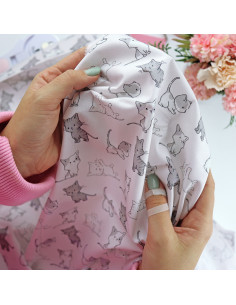 Gatitos fabric | Panda collection 2