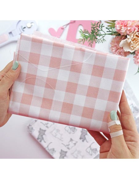 Cuadros Salmón fabric | Panda collection