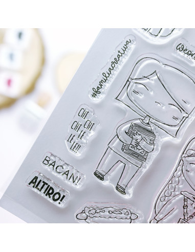 'Familia creativa' stamp set 'Familia creativa' stamp set