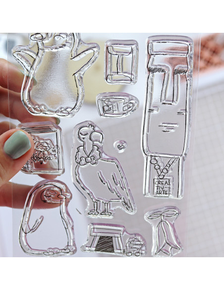 Viva Chile clear stamps set | Alúa Cid