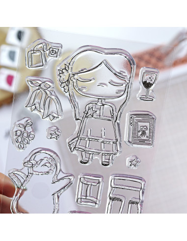 Viva Chile clear stamps set | Alúa Cid