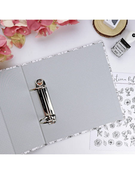 6x8" binder Camelias| Rita's Diary