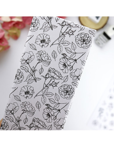 6x8" binder Camelias| Rita's Diary 6x8" binder Camelias| Rita's Diary