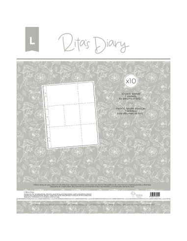 9x12" sleeves - Model L for Rita's Diary