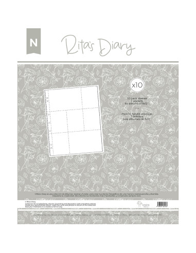 9x12" sleeves - Model N for Rita's Diary