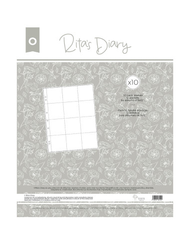 9x12" sleeves - Model O for Rita's Diary