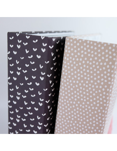 9x12” binder Corazones | Rita's Diary collection