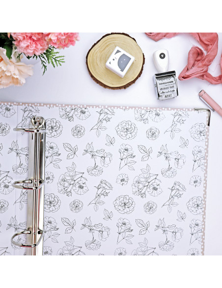 9x12” binder Melocotón