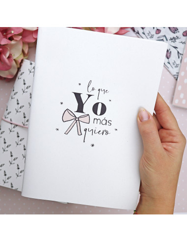 'Lo que yo más quiero' A5 notebook