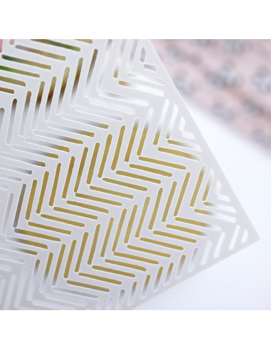 ZigZag stencil - 'Panda'