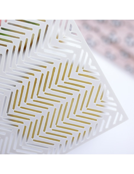 ZigZag stencil - 'Panda'