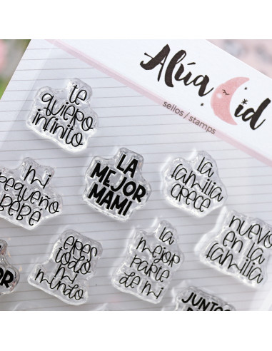 Mensajes de Bebé Stamp- Panda collection