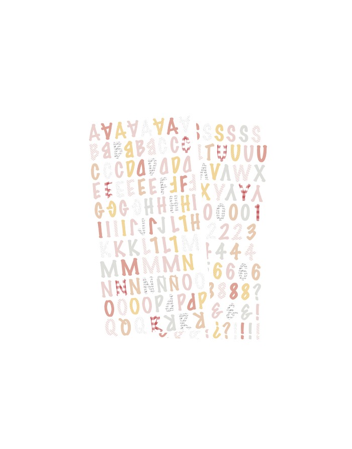Letters stickers Picnic Letters stickers Picnic