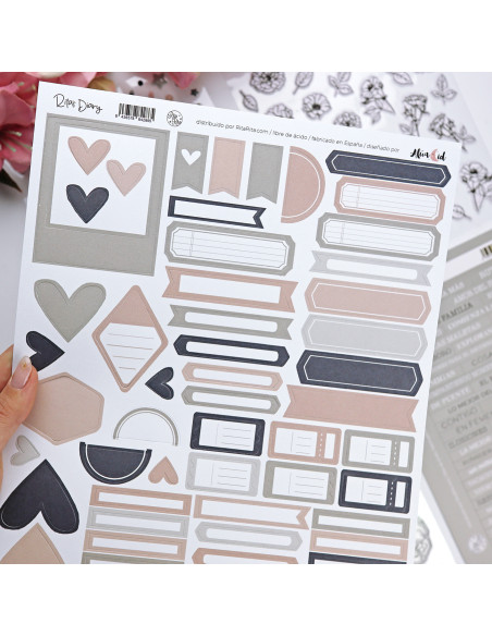 Rita's Diary 2024 special die-cut sheet to document