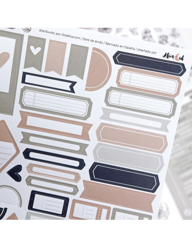 Rita's Diary 2024 special die-cut sheet to document