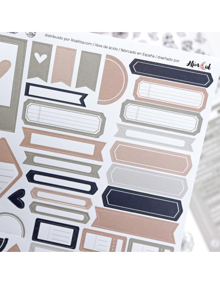 Rita's Diary 2024 special die-cut sheet to document