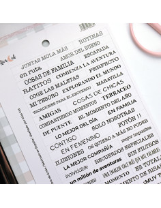Blanco phrase stickers to document 2
