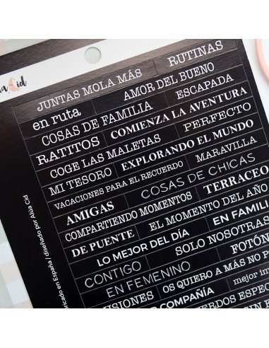 Negro phrase stickers to document