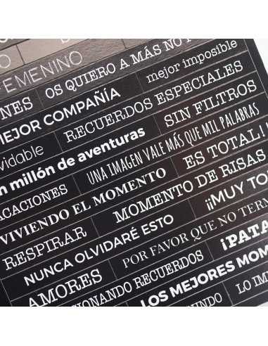 Negro phrase stickers to document