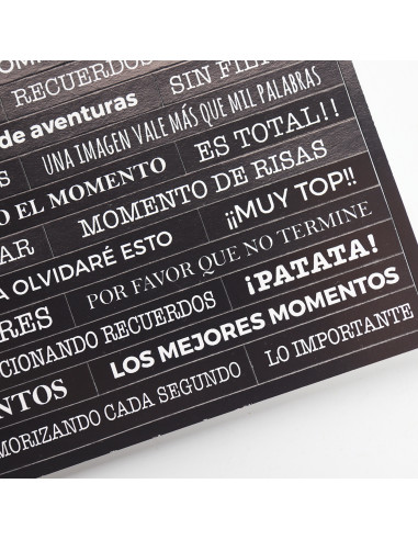 Negro phrase stickers to document