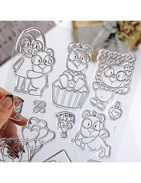 Mr. Lemontín Stamp & Die set by Andrea la Gafotas