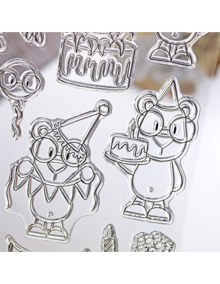 Mr Lemon de Fiesta clear stamp set | Andrea la gafotas