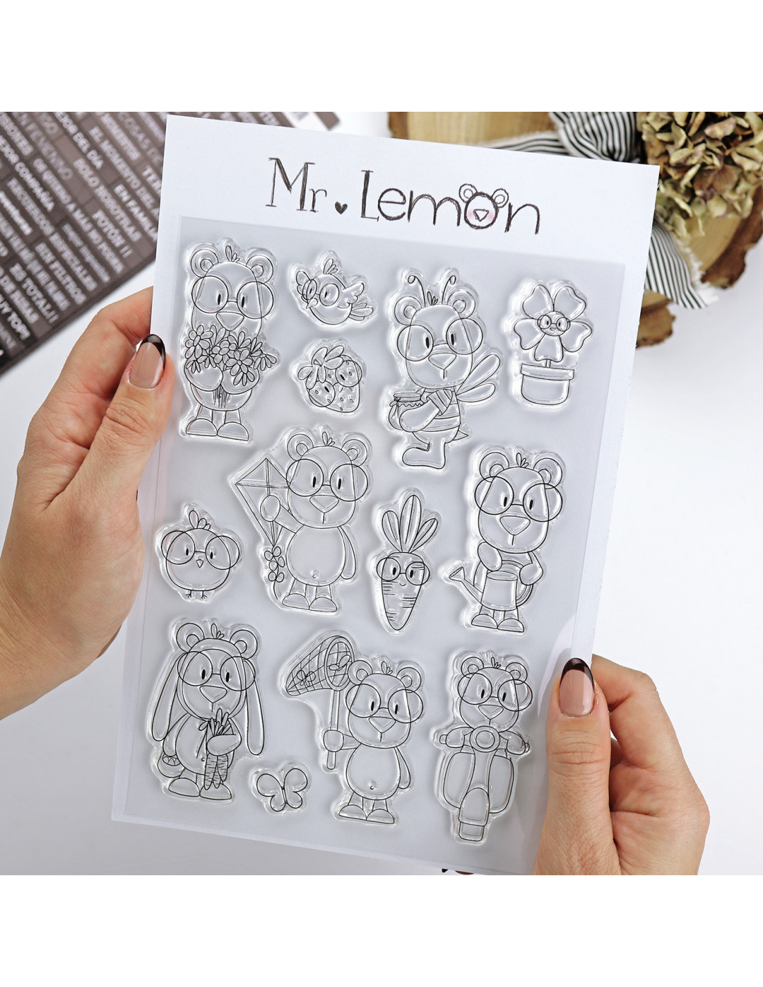 Mr. Lemon Spring clear stamps set by Andrea la gafotas | RitaRita ...