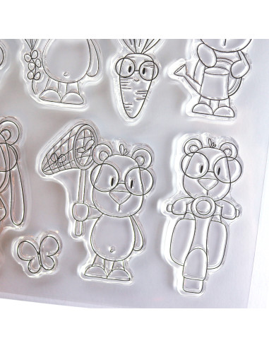 Mr. Lemon en Primavera clear stamp set | Andrea la gafotas Mr. Lemon en Primavera clear stamp set | Andrea la gafotas