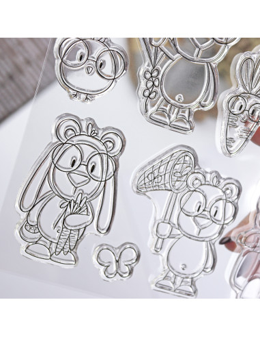 Mr. Lemon en Primavera clear stamp set | Andrea la gafotas Mr. Lemon en Primavera clear stamp set | Andrea la gafotas