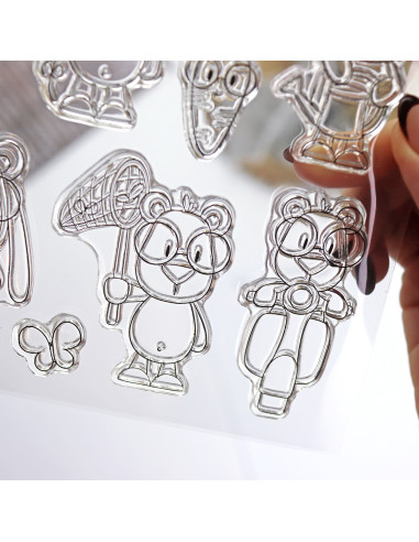 Mr. Lemon en Primavera clear stamp set | Andrea la gafotas Mr. Lemon en Primavera clear stamp set | Andrea la gafotas