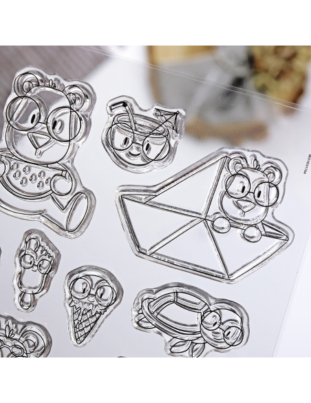 Mr. Lemon en Verano clear stamp set | Andrea la gafotas