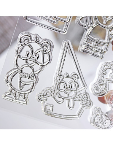 Mr. Lemon en Verano Stamp & Die set | Andrea la gafotas