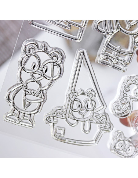 Mr. Lemon en Verano Stamp & Die set | Andrea la gafotas