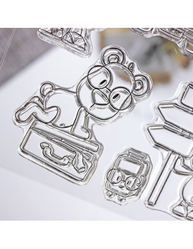 Mr. Lemon Bon Voyage Stamp & Die set by Andrea la gafotas