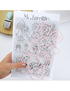 Mr. Lemontín Stamp & Die set by Andrea la Gafotas 2