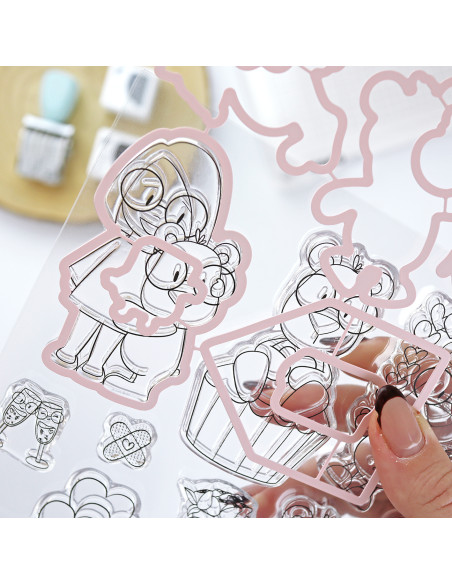 Mr. Lemontín Stamp & Die set by Andrea la Gafotas