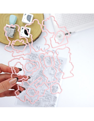 Mr. Lemon Bon Voyage Stamp & Die set by Andrea la gafotas