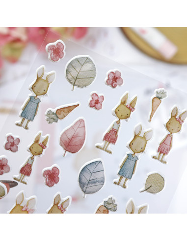 Carrotcake puffy stickers Carrotcake puffy stickers