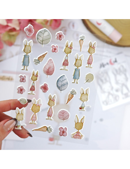 Carrotcake puffy stickers