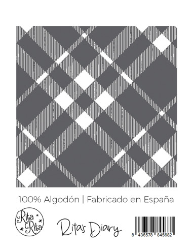 Esmoquin fabric | Alúa Cid for Rita's Diary collection Esmoquin fabric | Alúa Cid for Rita's Diary collection