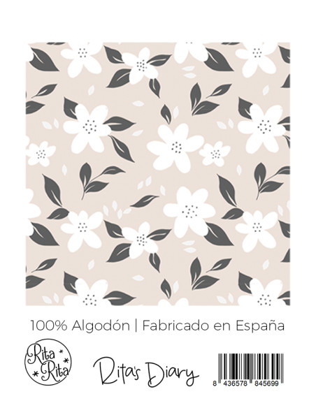 Floral fabric | Alúa Cid for Rita's Diary collection