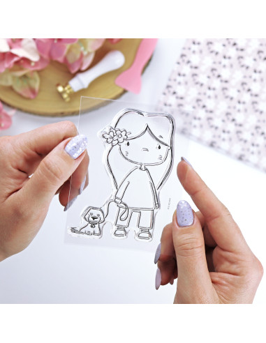 Pepa and Cholo Clear stamps set